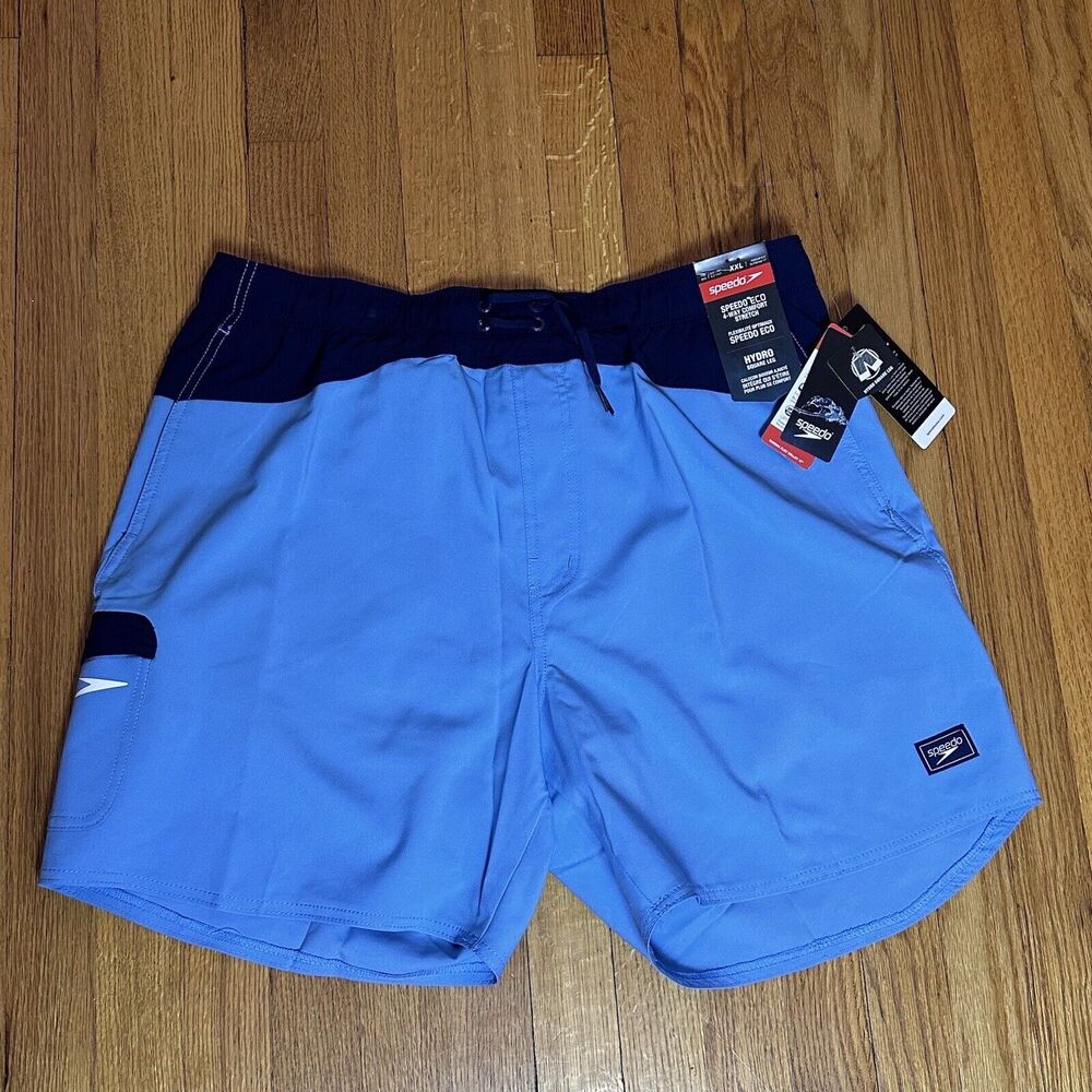 NWT Speedo‎ Board Shorts Mens Size XXL Eco Hydro Bondi Edge Stretch MSRP $55